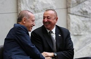 Erdoğan Aliyev’le görüştü