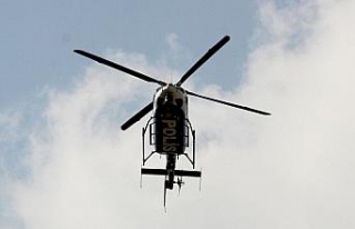 Fethiye’de helikopter ile havadan trafik denetimi