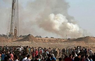 Gazze sınırında 2 kişi şehit oldu, 115 kişi...
