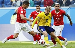 İsveç, tek golle çeyrek finalde