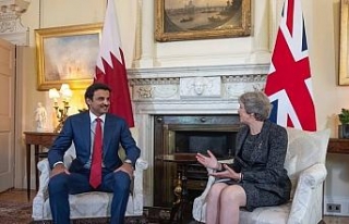 Katar Emiri, İngiltere Başbakanı May ile görüştü