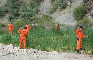 Mezarlık ve barajda da arandı