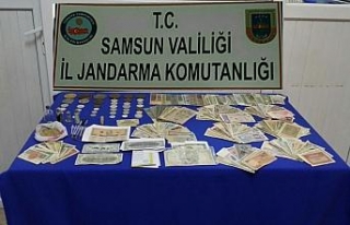 Samsun’da 1 milyon dolarlık banknot ele geçirildi