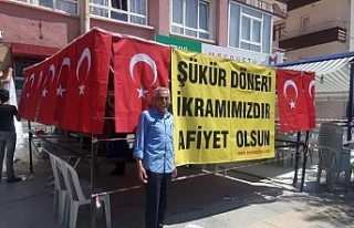 Seçimleri Erdoğan kazanınca "şükür döneri"...