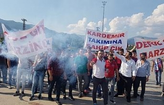 Taraftardan Karabükspor’a destek yürüyüşü