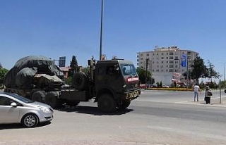 Tel Rıfat ile Münbiç sınırına takviye birlik...