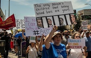 Trump’ın göçmen karşıtı politikaları protesto...