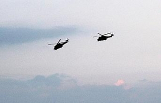 TSK yaralılar için helikopterleri havalandırdı