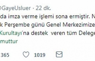 "Yeterli sayıda imzayı Perşembe günü teslim...