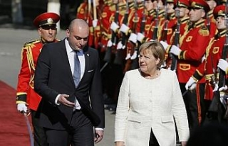 Almanya Başbakanı Merkel Gürcistan’da