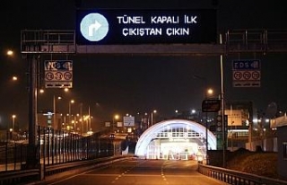 Avrasya Tüneli çift yönlü olarak trafiğe kapatıldı