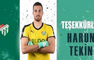 Bursaspor’dan Harun Tekin’e teşekkür