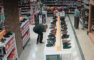 Çaldığı elbiseyle hırsızlığa gelince yakalandı