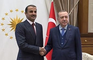 Cumhurbaşkanı Erdoğan, Katar Emiri Al Sani ile...