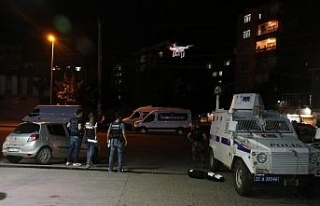 Diyarbakır’da 500 polisle droneli uygulama