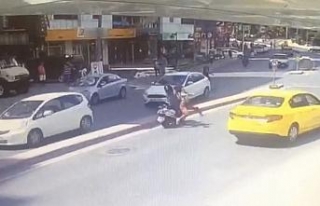 Feci kazada kadının kafatası kırıldı
