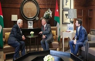 Filistin Devlet Başkanı, Ürdün Kralı ile bir...