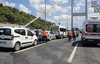 FSM Köprüsünde zincirleme kaza: 4 yaralı