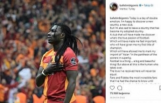 Gomis’ten Galatasaray’a veda mesajı