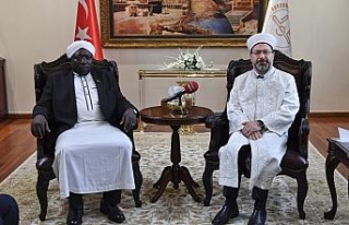 Güney Sudan İslam Konseyi Başkanı ile bir araya...