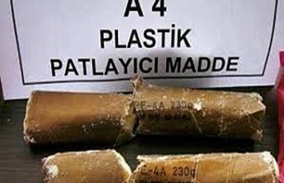 Hatay’da 6 kilo A4 patlayıcı ele geçirildi