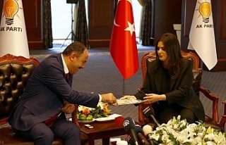 HÜDA PAR heyetinden AK Parti’ye bayram ziyareti