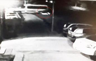 İki kişinin yaralandığı kaza kamerada