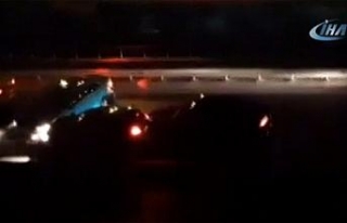 İstanbul’da 9 aracın birbirine girdiği kaza kamerada