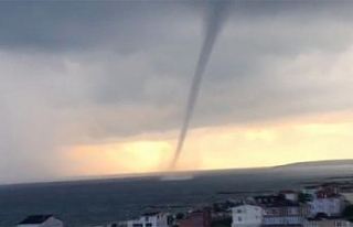 İstanbul’da hortum kameraya yansıdı