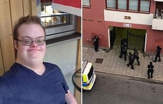 İsveç polisi oyuncak tabancalı down sendromlu genci...