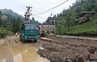 Rize’de 5 ev tedbir amaçlı boşaltıldı