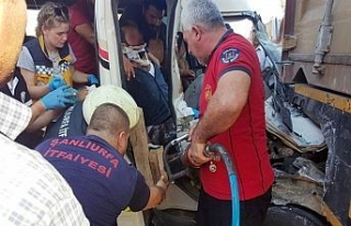 Şanlıurfa’da trafik kazası: 8 yaralı