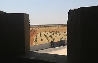 Suriye sınırına yapılan duvarlarda sona gelindi