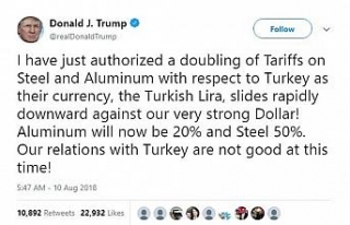 Trump’tan Türkiye açıklaması