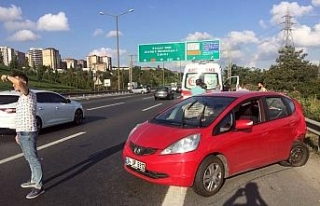 Yarış yapan araçlar TEM’de kazaya neden oldu