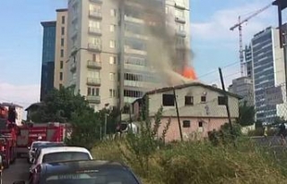 2 katlı binada yangın çıktı