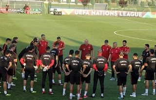 A Milli Takım hazırlıklarını sürdürdü