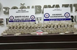 Ağrı’da 108 kilo eroin ele geçirildi