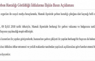 Ankara Valiliği: Mamak’ta şarbon bulgusu yoktur