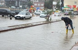 Bandırma’da sel