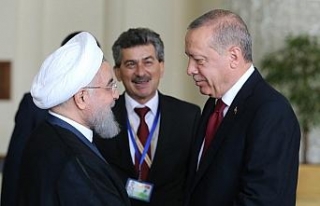 Cumhurbaşkanı Erdoğan Ruhani ile görüştü