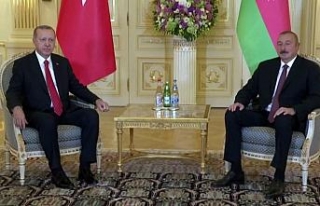 Erdoğan Aliyev’le görüştü