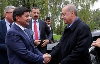 Erdoğan Kırgız Başbakan Abılgaziyev’le görüştü