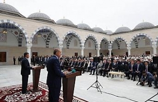 Erdoğan Kırgızistan’da cami açılışı yaptı