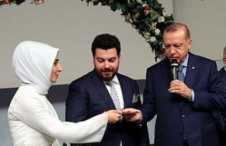 Erdoğan nikah şahidi oldu