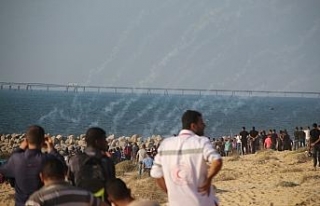Filistinliler İsrail’in deniz ablukasını kırmak...