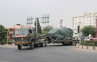 Kilis’te askeri sevkıyat sabaha kadar sürdü