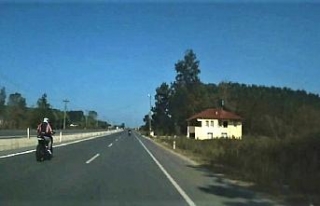 Motosikletli grubun son anları kamerada