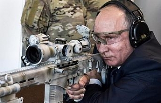 Putin hedefi 600 metreden vurdu