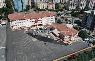 Rehine krizinin yaşandığı okul havadan görüntülendi